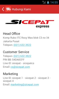 SiCepat Express android App screenshot 0