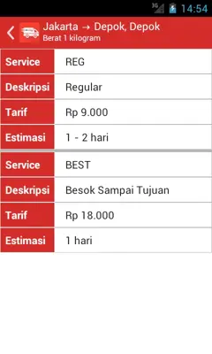 SiCepat Express android App screenshot 2